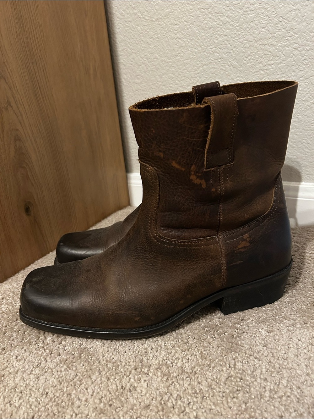 Mens Size 10.5 Robert Wayne Brown Boots